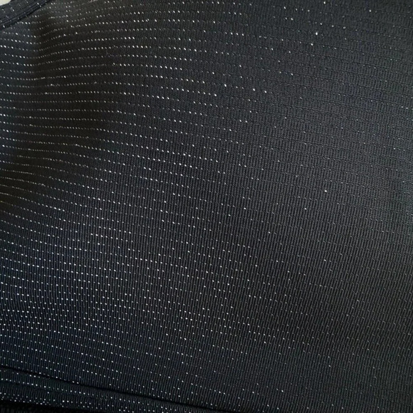 Adidas Black Sparkly Overlay Medium Support Sports Bra 2X - Picture 9 of 10